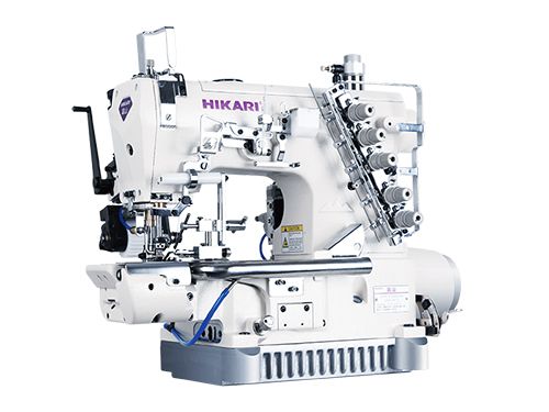 Máy viền ống điện tử HW782TA (Xi-lanh ngang, cắt chỉ tự động)